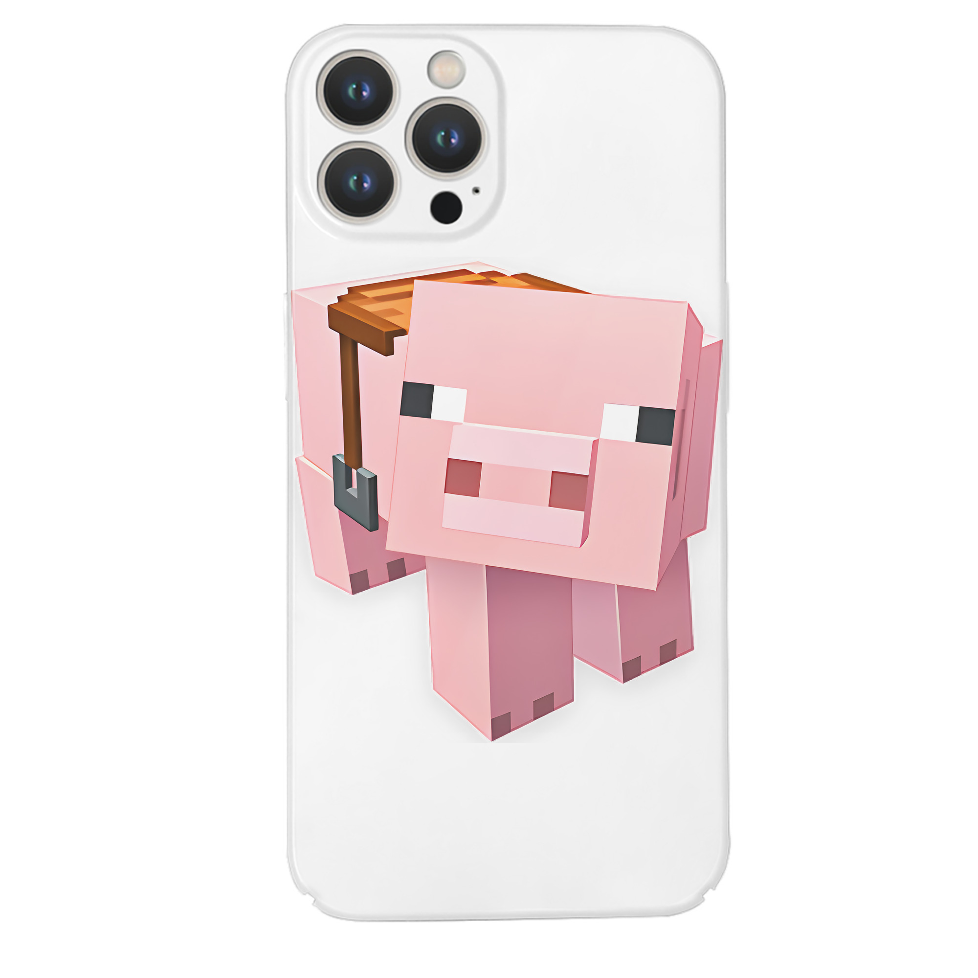 （画像用） マインクラフト ブロックの世界 Minecraft MC Block world 【iPhone 14シリーズ対応】ハードケース